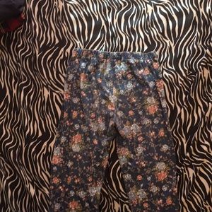 Cute flower pants